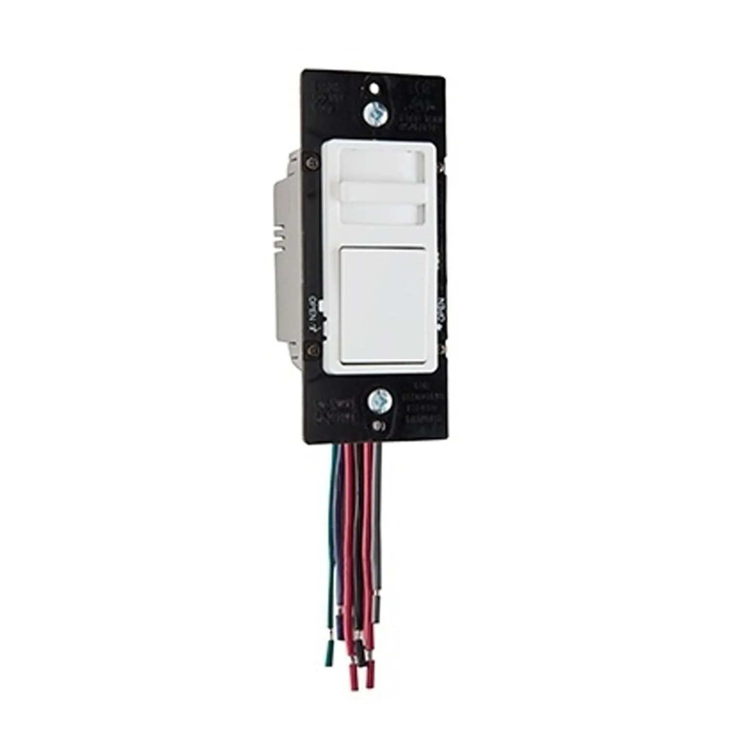 0-10V Dimmer Switch, 10 Amps, 120-277V, Ivory, Light Almond, White Interchangeable Plates
