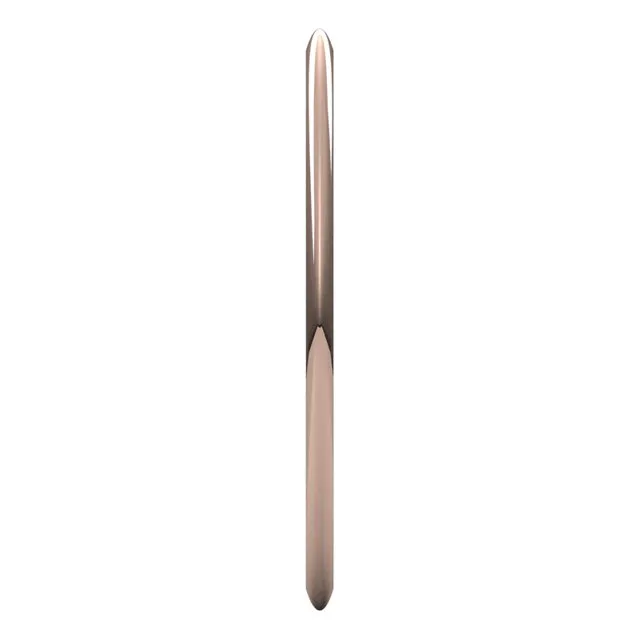 10K Rose Gold Domed Comfort Fit Wedding Band, 1 mm Wide