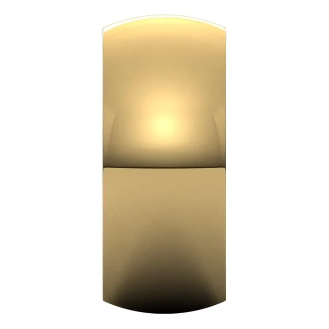 10K Yellow Gold Domed Comfort Fit Wedding Band, 9 mm Wide