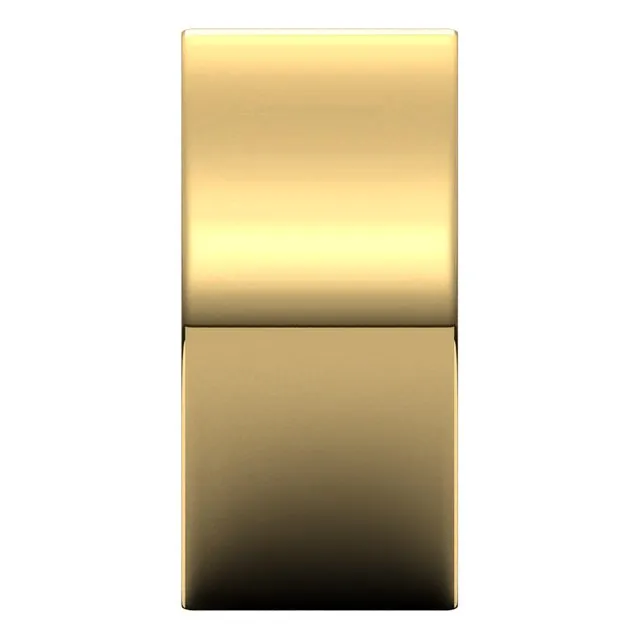 10K Yellow Gold Flat Comfort Fit Wedding Band, 10 mm Wide
