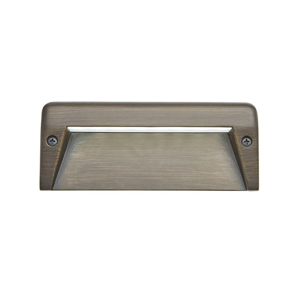 12V 6" LED Surface Mount Step Light 3000K Centennial Brass
