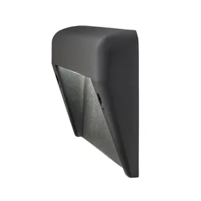 12V 6" LED Surface Mount Step Light 3000K Textured Black