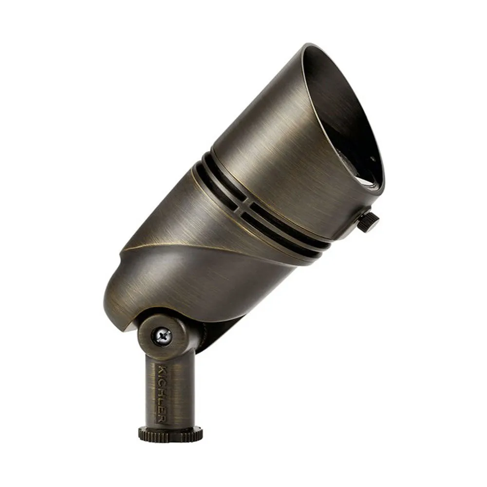 12V Landscape Accent Spot Light 15 Degree 2700K Centennial Brass