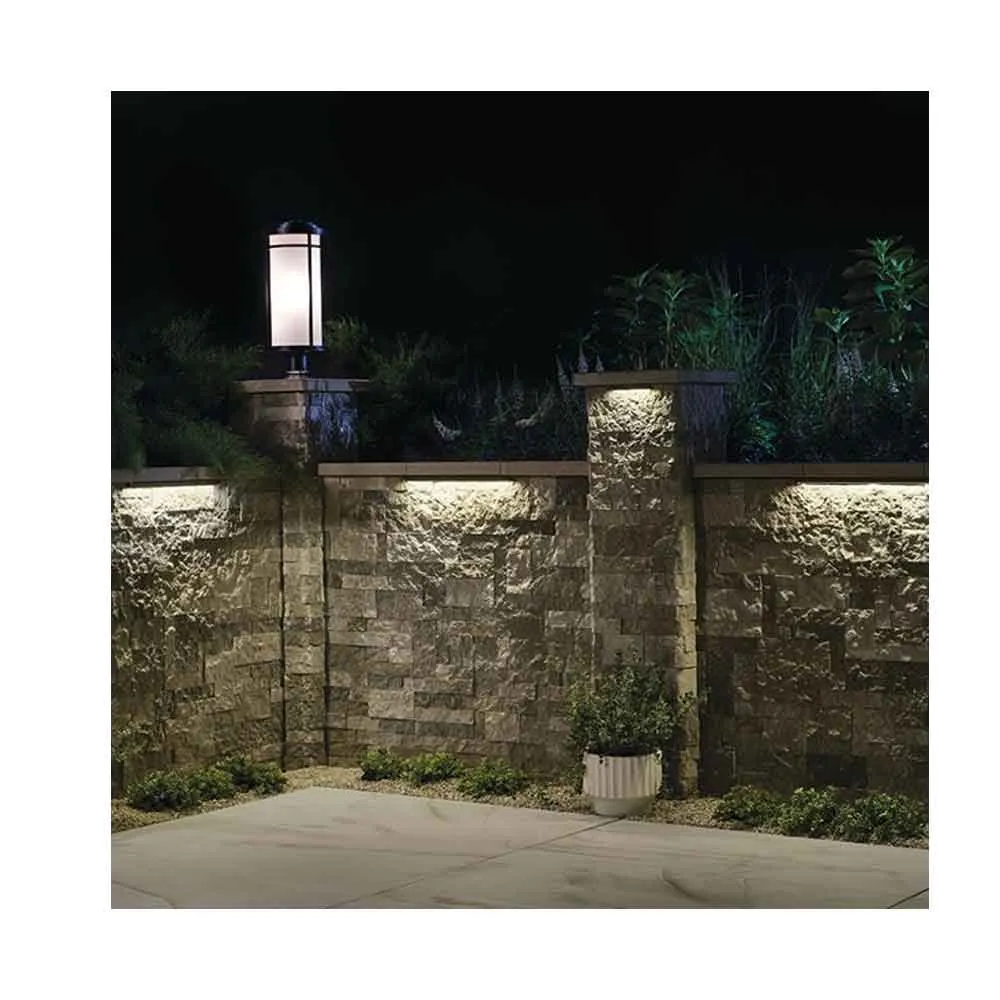 12V LED 18" Hardscape Light 2700K Textured Architectural Bronze Aluminum