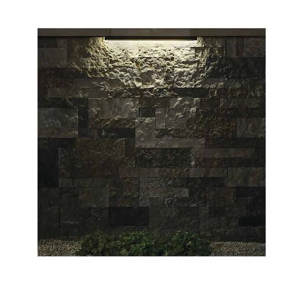 12V LED 18" Hardscape Light 2700K Textured Architectural Bronze Aluminum