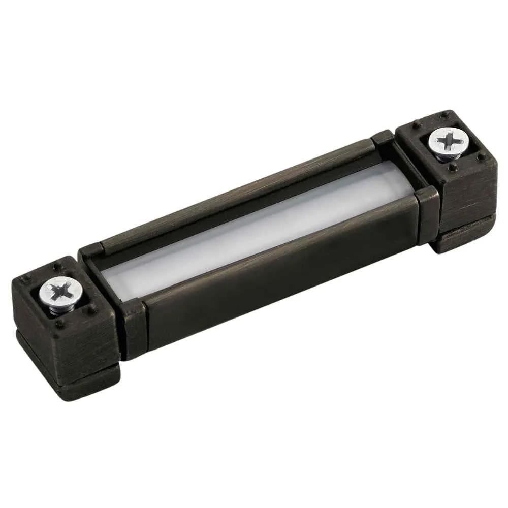12V LED 3" Hardscape Light 2700K Centennial Brass Brass