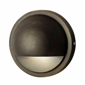 12V LED Deck Light Half Moon 3000K Centennial Brass