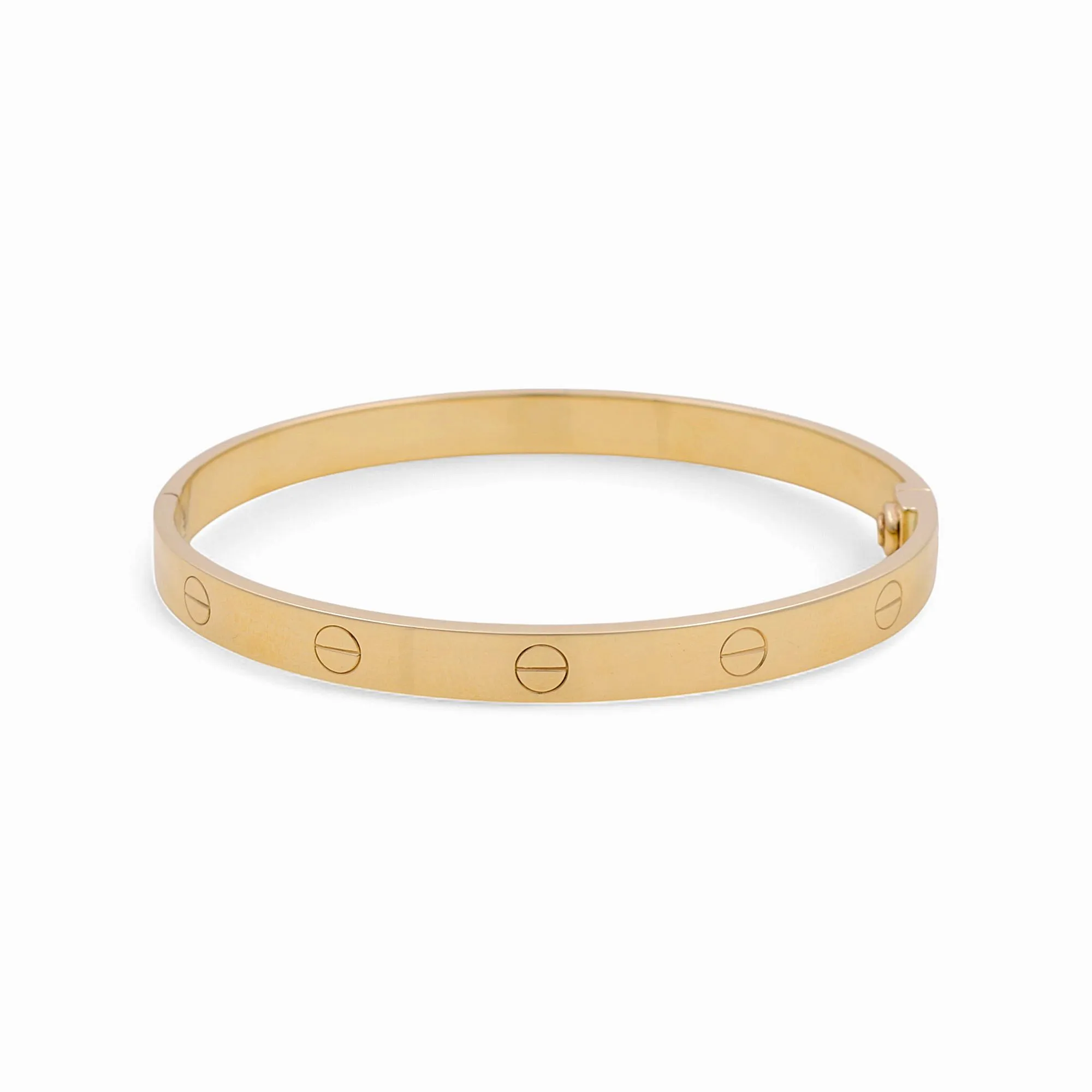 14K Yellow Gold Fashion SemiSolid Bangle CT Bracelet / Weight: 9.4 GR / DPBB4CT-2