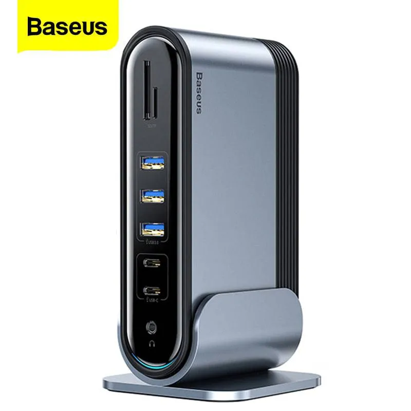 17 in 1 USB C HUB Type C to Multi 4KHD RJ45 VGA USB 3.0 PD Power Adapter Docking Station for MacBook Pro Laptop USB-C Hub
