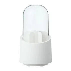 360° Rotary Cosmetic Brush Storage Bucket-Ra-10 White