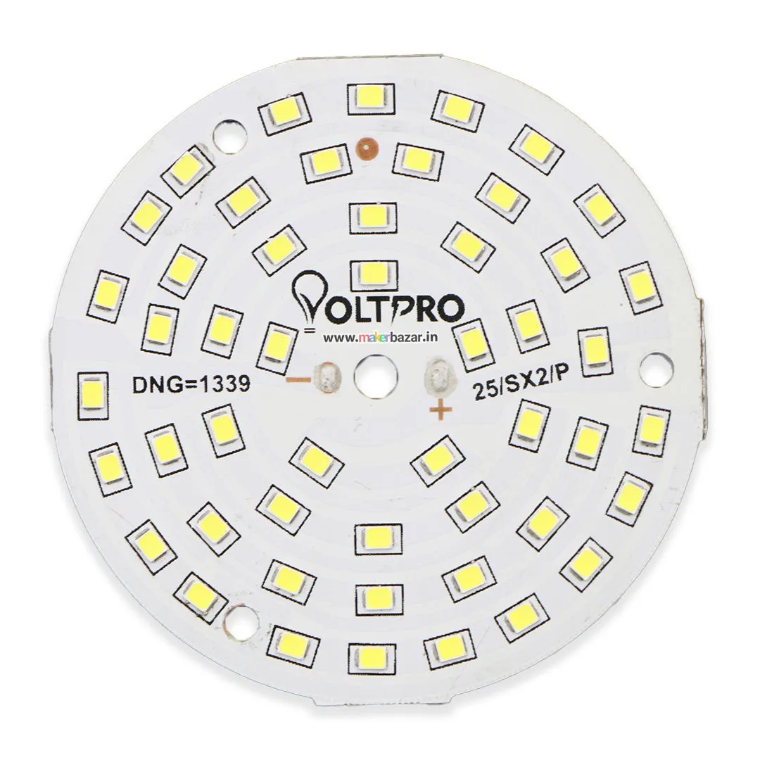 50W White 78mm Round Metal Core LED PCB