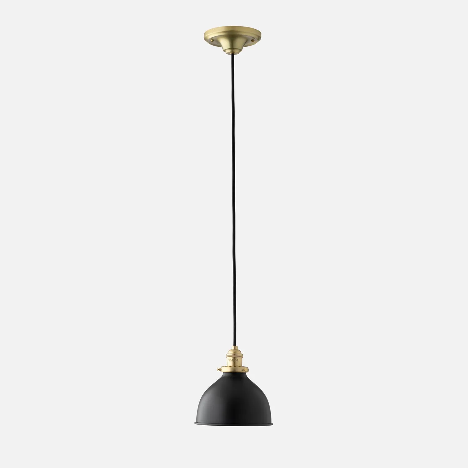 Agnes 2.25" Pendant - Natural Brass