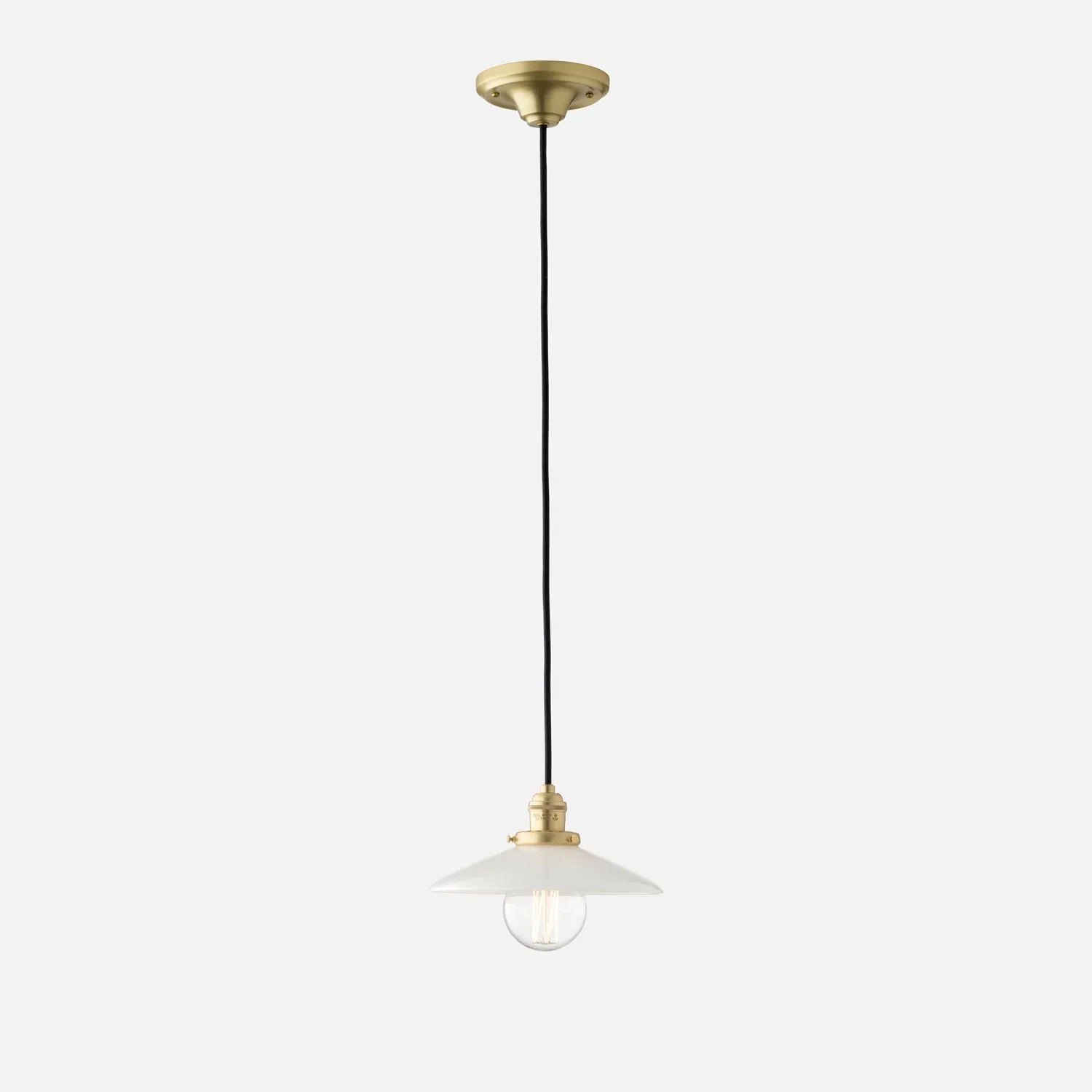 Agnes 2.25" Pendant - Natural Brass