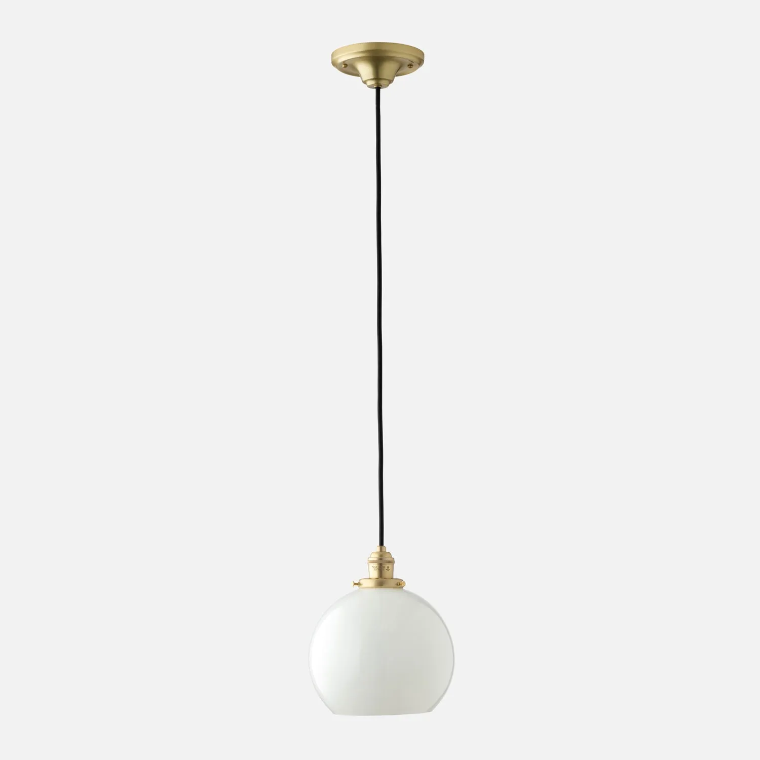 Agnes 2.25" Pendant - Natural Brass
