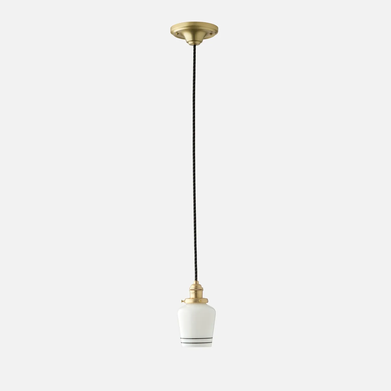 Agnes 2.25" Pendant - Natural Brass
