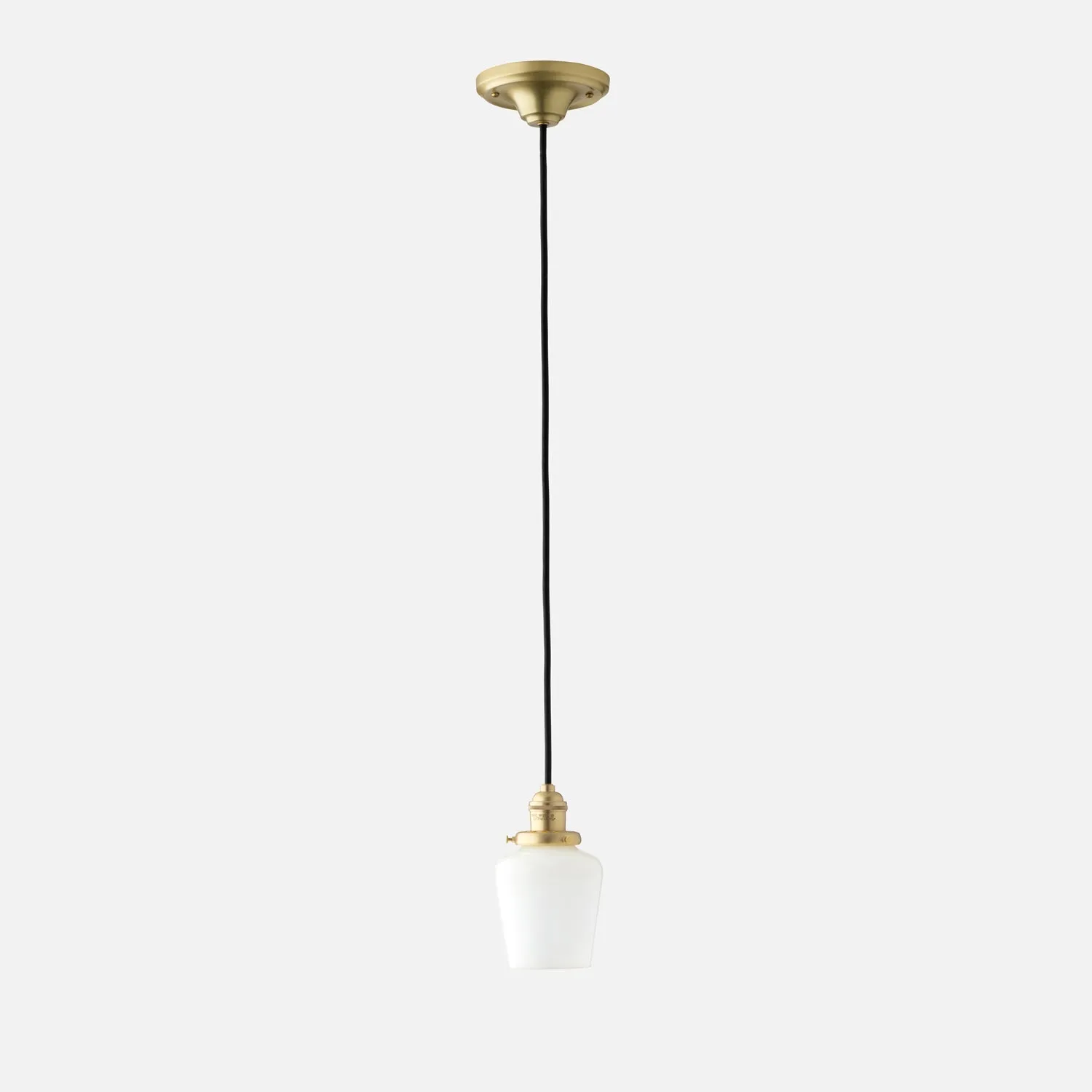 Agnes 2.25" Pendant - Natural Brass