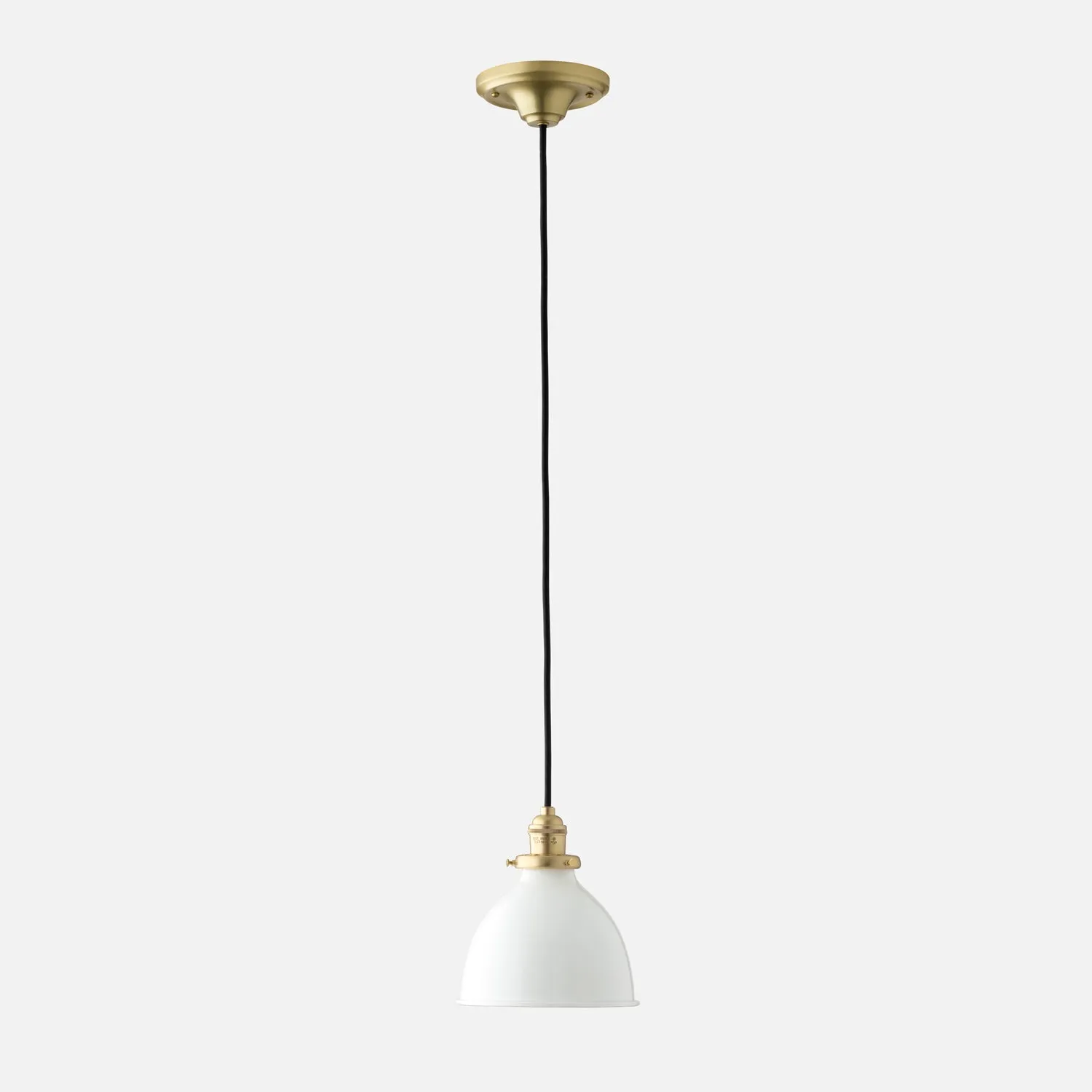 Agnes 2.25" Pendant - Natural Brass
