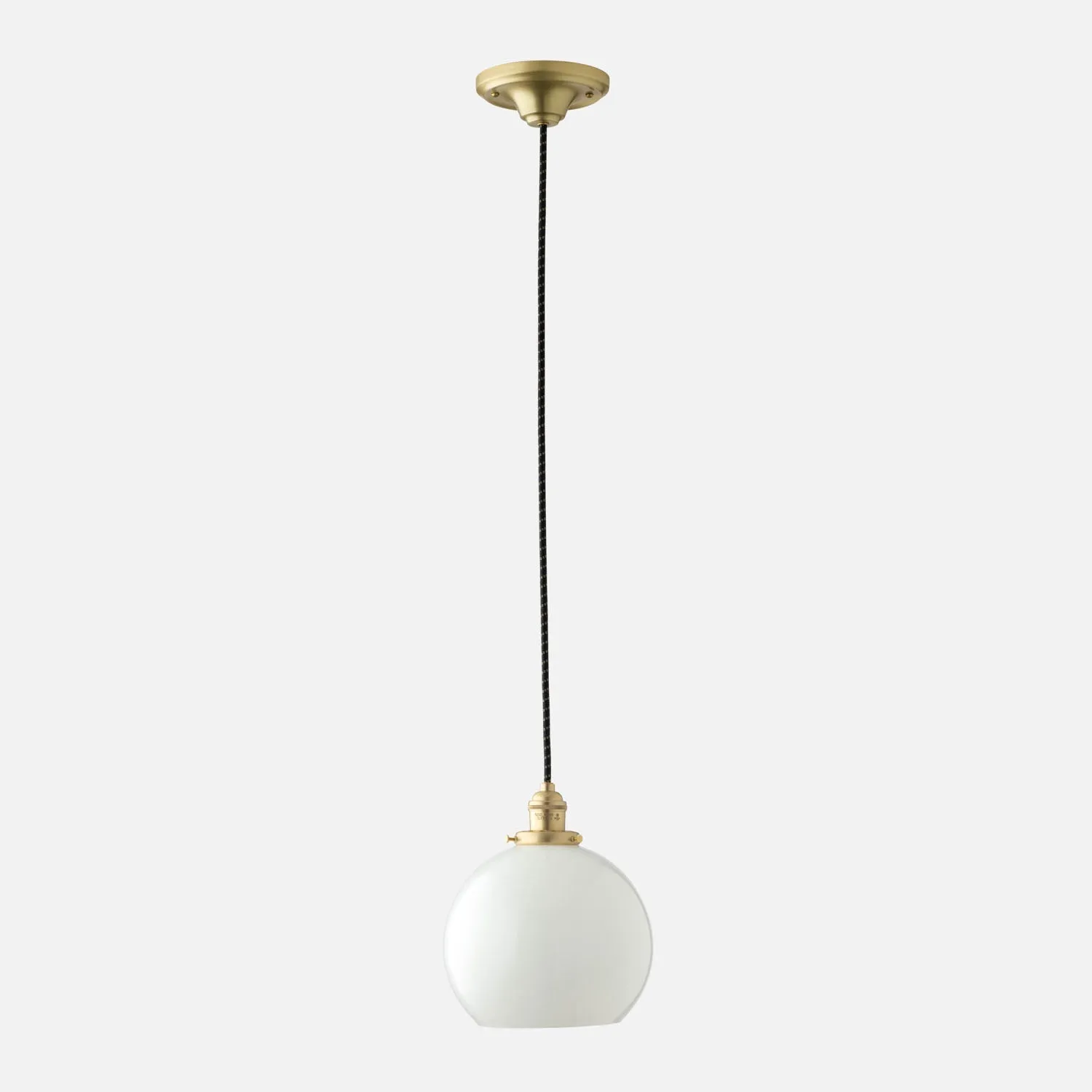 Agnes 2.25" Pendant - Natural Brass