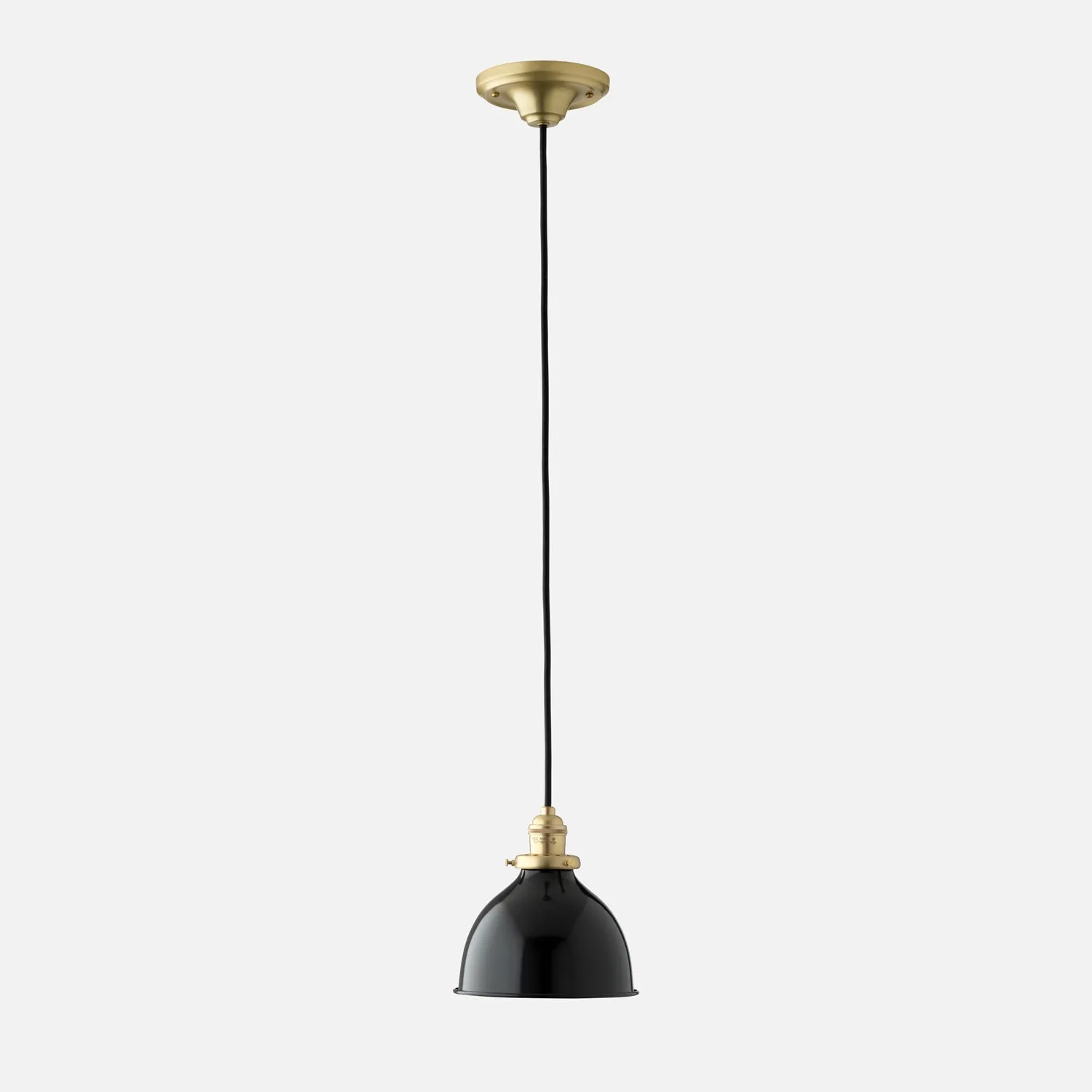 Agnes 2.25" Pendant - Natural Brass