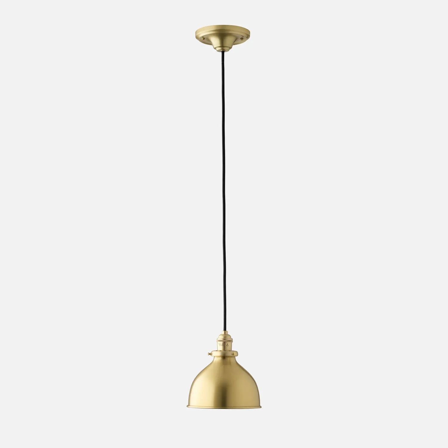 Agnes 2.25" Pendant - Natural Brass