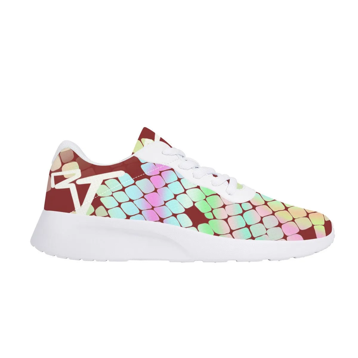 Air Mesh Running Shoes - Bit Trip - Maroon