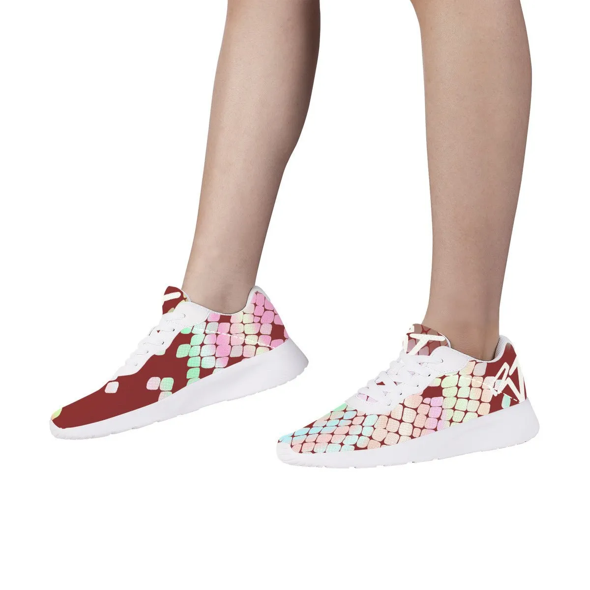 Air Mesh Running Shoes - Bit Trip - Maroon