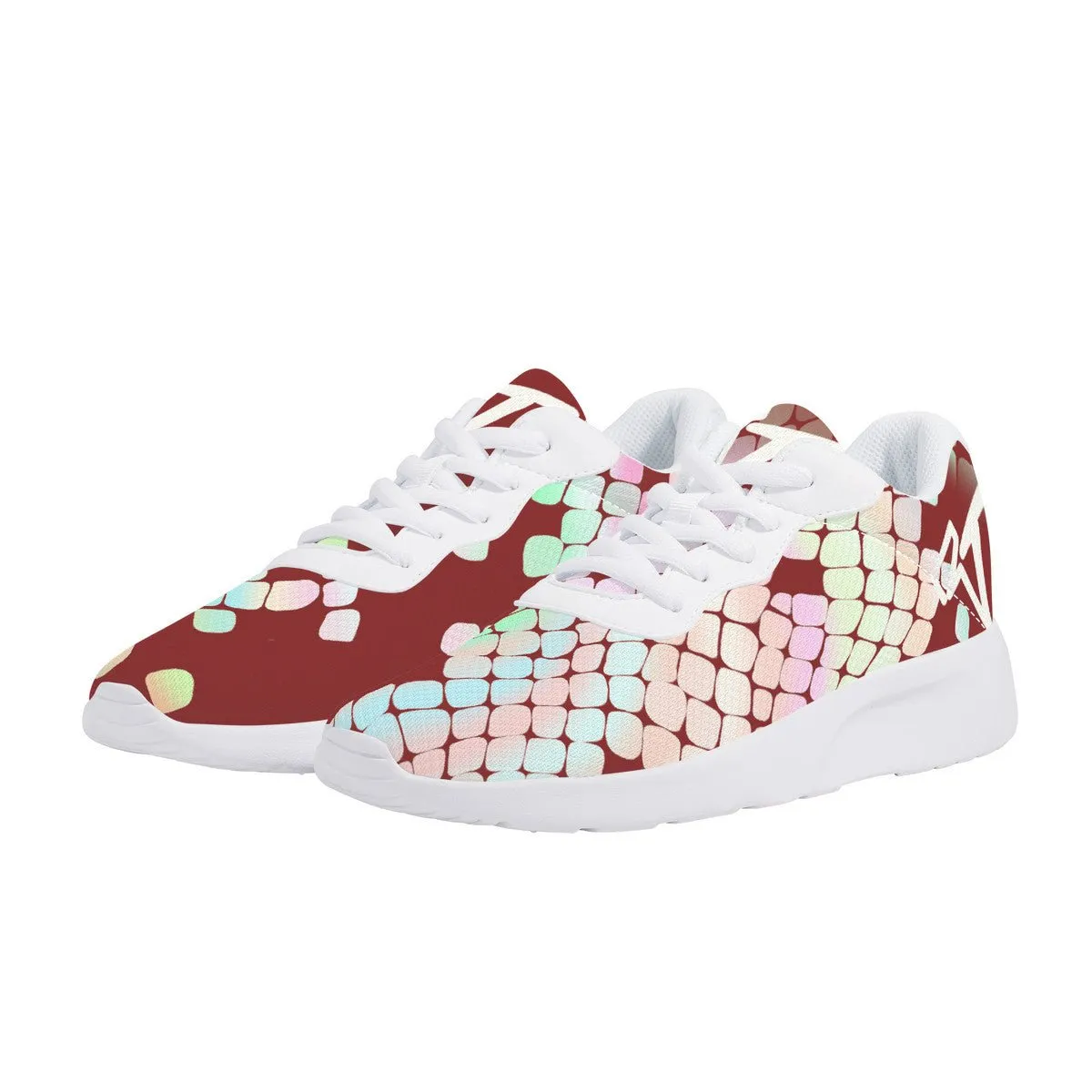 Air Mesh Running Shoes - Bit Trip - Maroon
