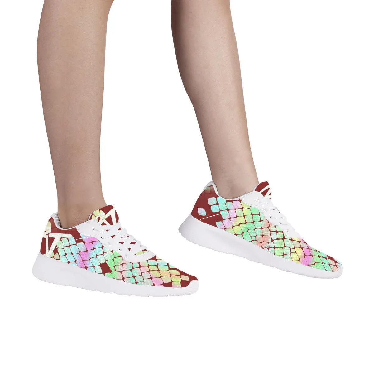 Air Mesh Running Shoes - Bit Trip - Maroon