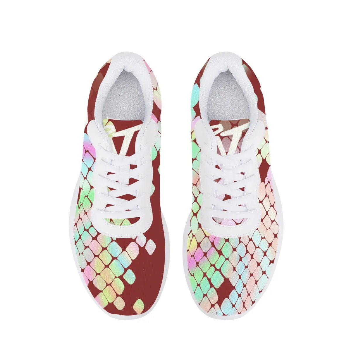 Air Mesh Running Shoes - Bit Trip - Maroon