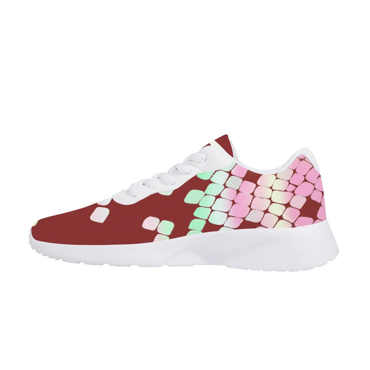 Air Mesh Running Shoes - Bit Trip - Maroon