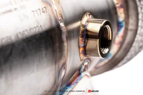 AMS Performance Street Downpipe w/catalytic converter | 2020  Toyota GR Supra A90 (AMS.38.05.0001-2)