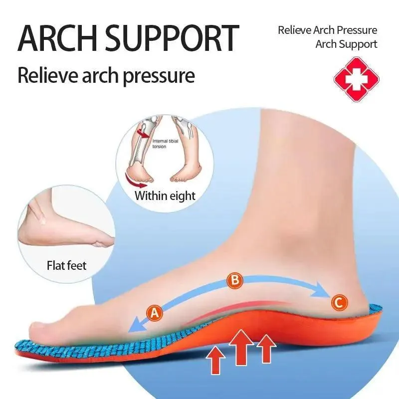 Arch Support Sport Insoles for Pain Relief & Comfort - Ideal for Men & Women