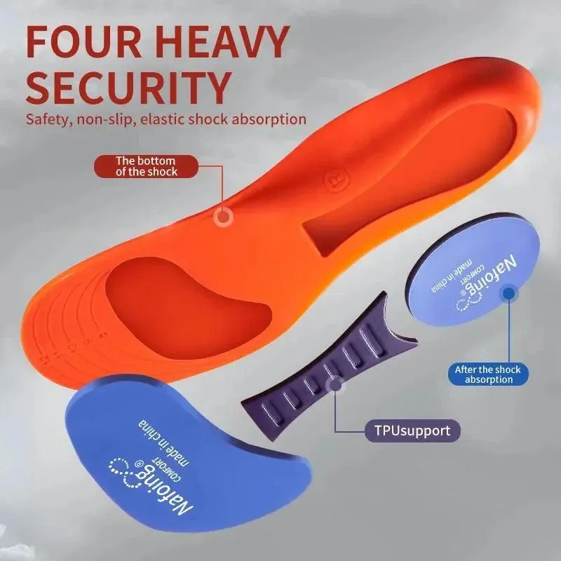 Arch Support Sport Insoles for Pain Relief & Comfort - Ideal for Men & Women