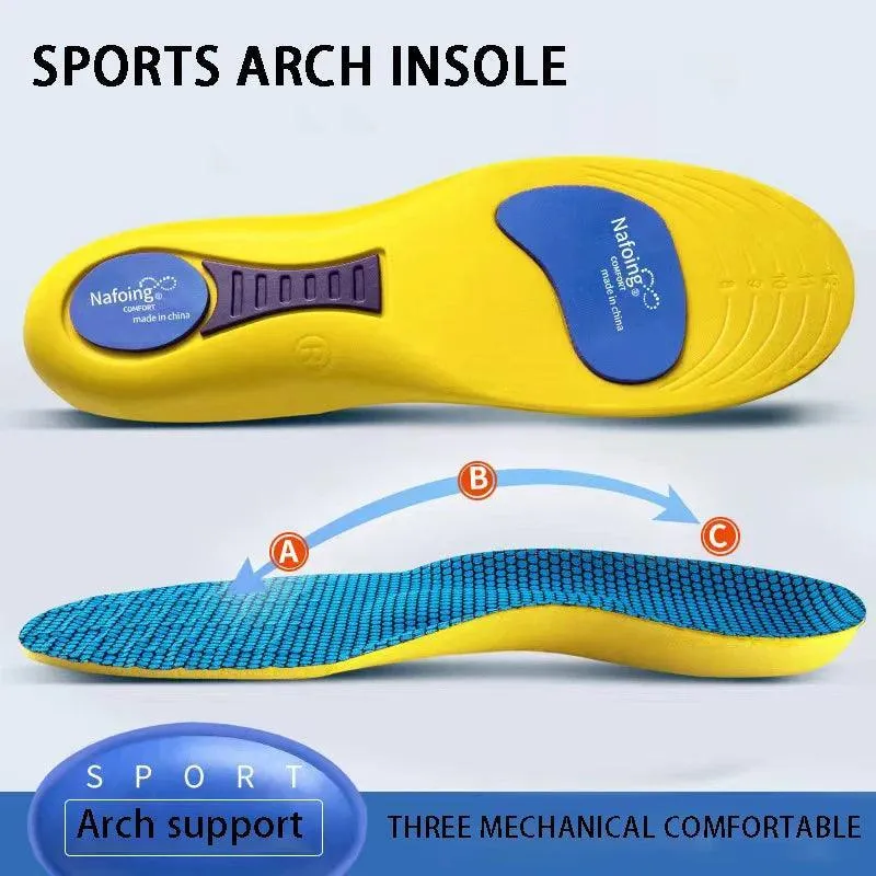 Arch Support Sport Insoles for Pain Relief & Comfort - Ideal for Men & Women