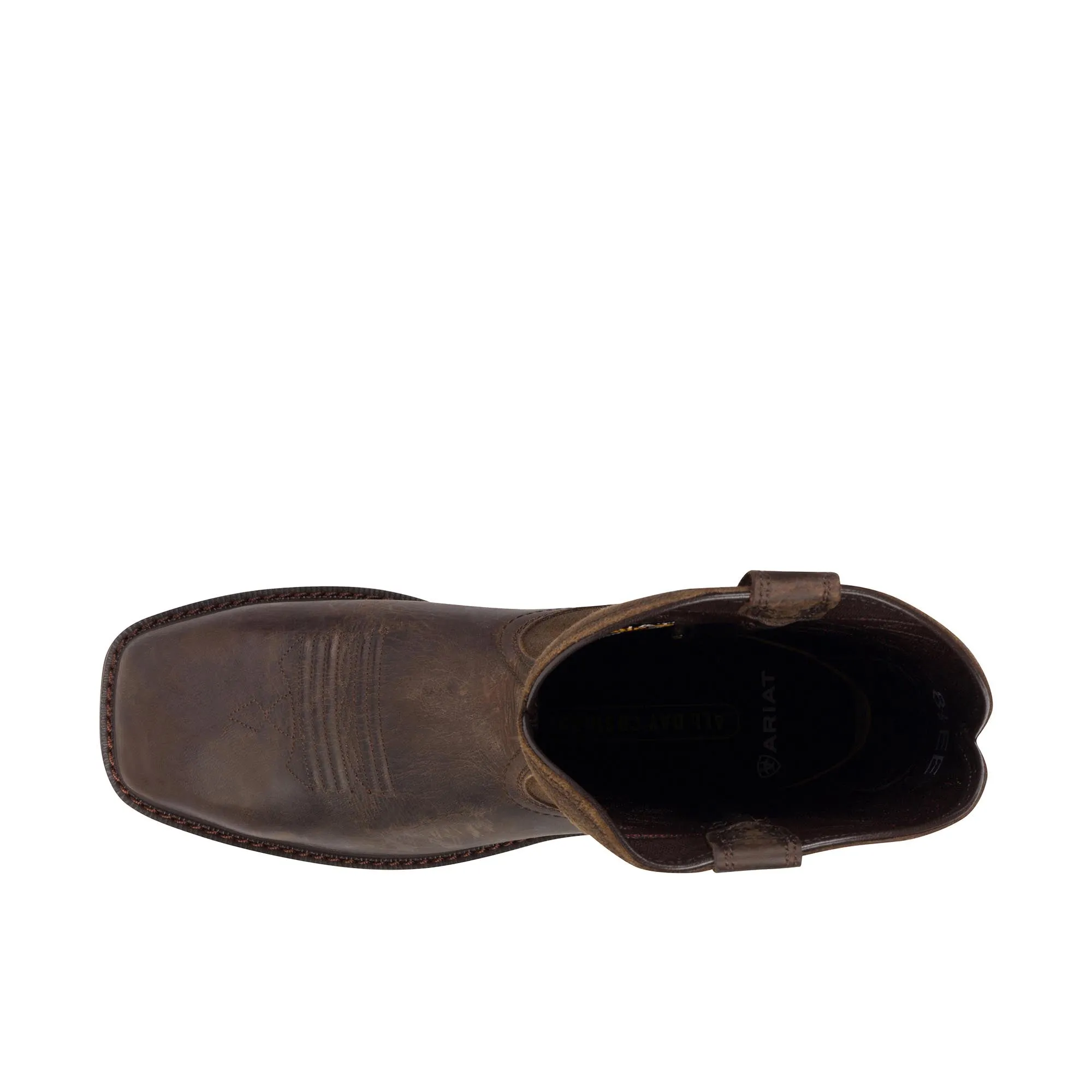 Ariat Groundbreaker Wide Square Toe Steel Toe Brown
