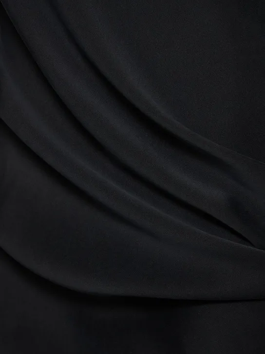 Asceno   The Lyon satin long dress 