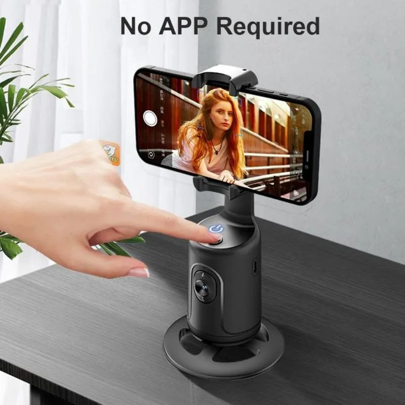Auto Face Tracking Tripod - 360° Rotation Auto