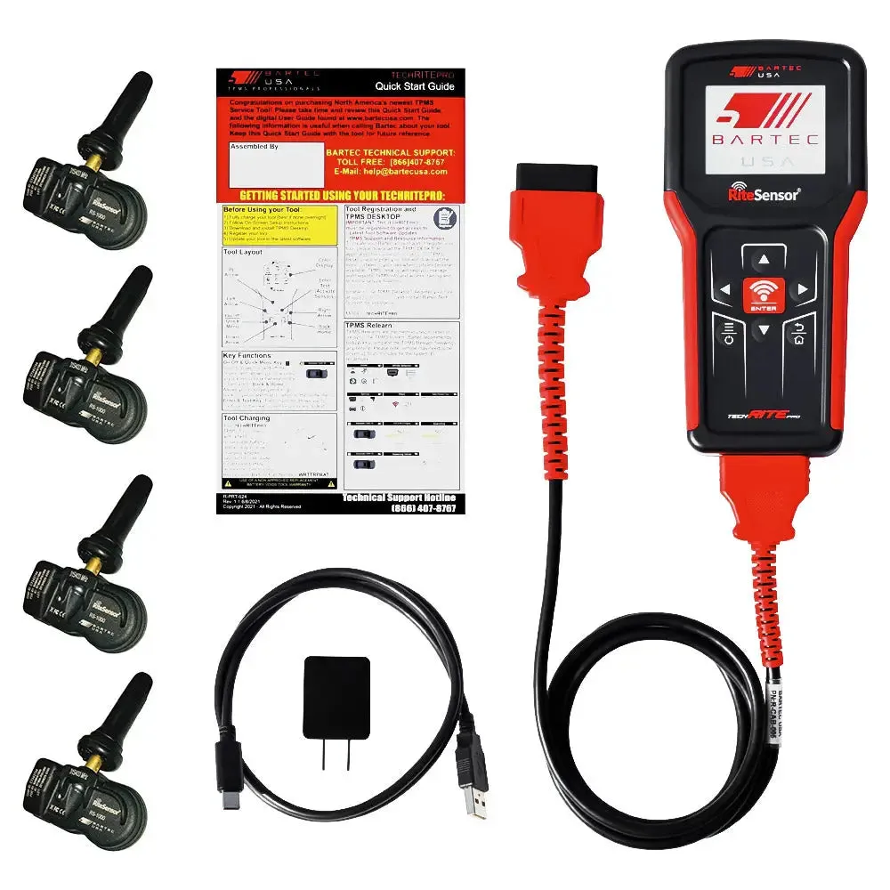Bartec TechRITEPro TPMS Service Tool Bundle