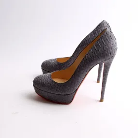 Bianca 1400MM Python Embossed Pumps Size 39.5