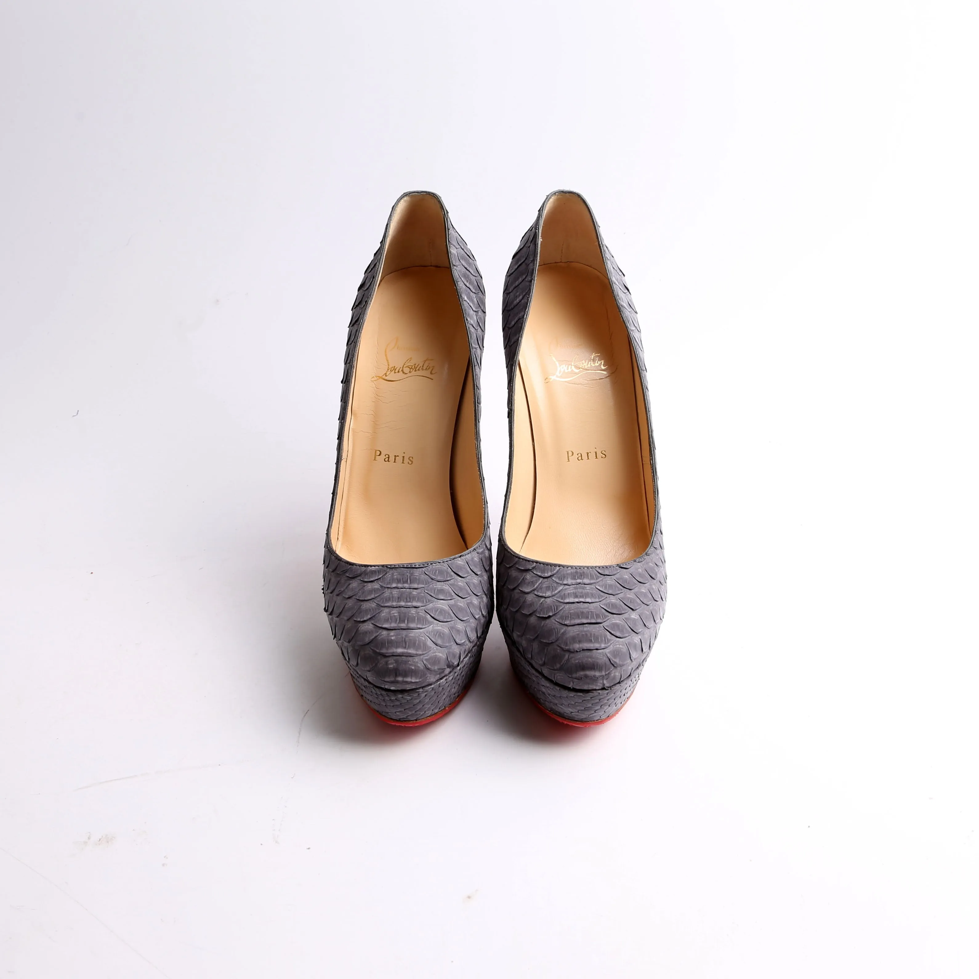 Bianca 1400MM Python Embossed Pumps Size 39.5