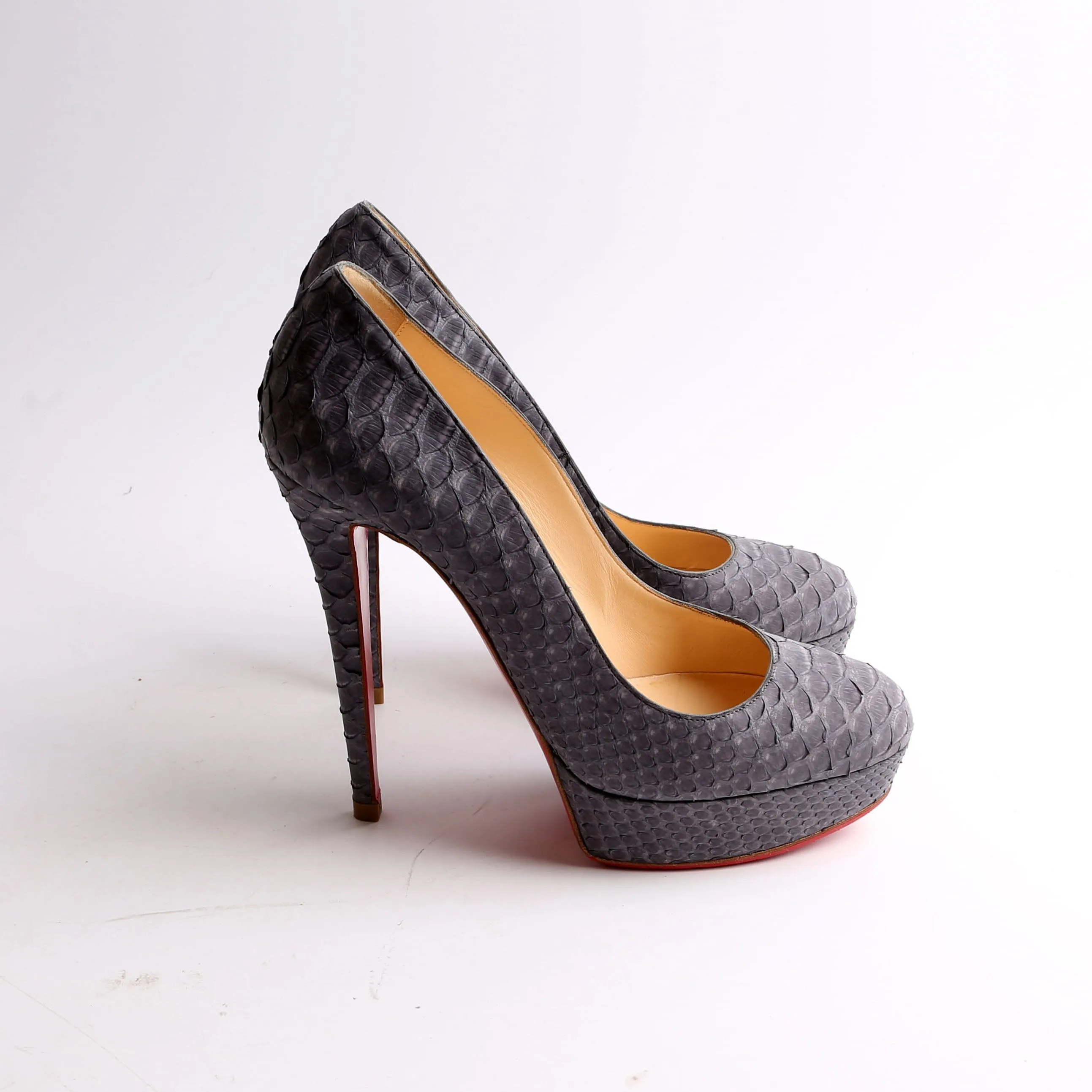 Bianca 1400MM Python Embossed Pumps Size 39.5
