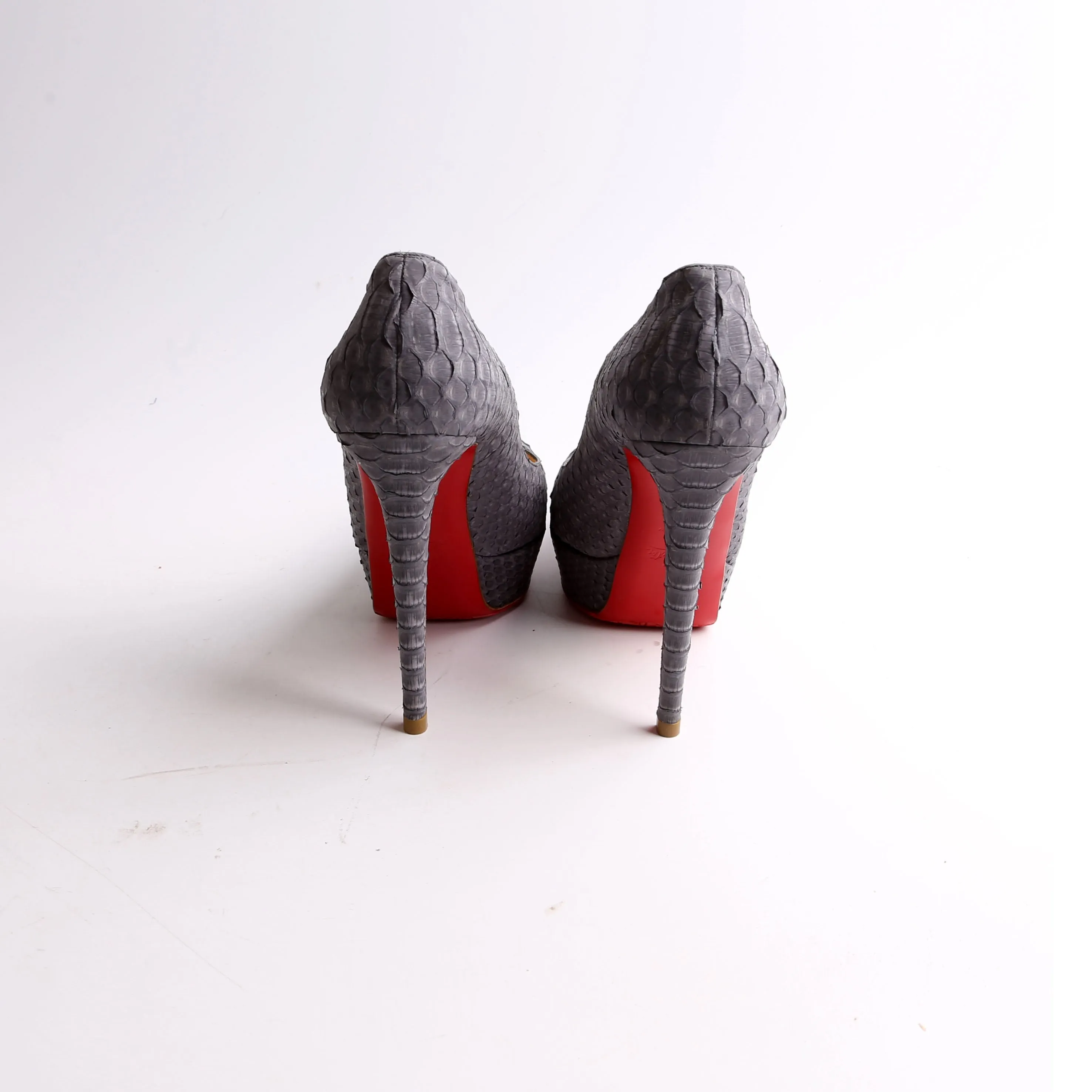 Bianca 1400MM Python Embossed Pumps Size 39.5