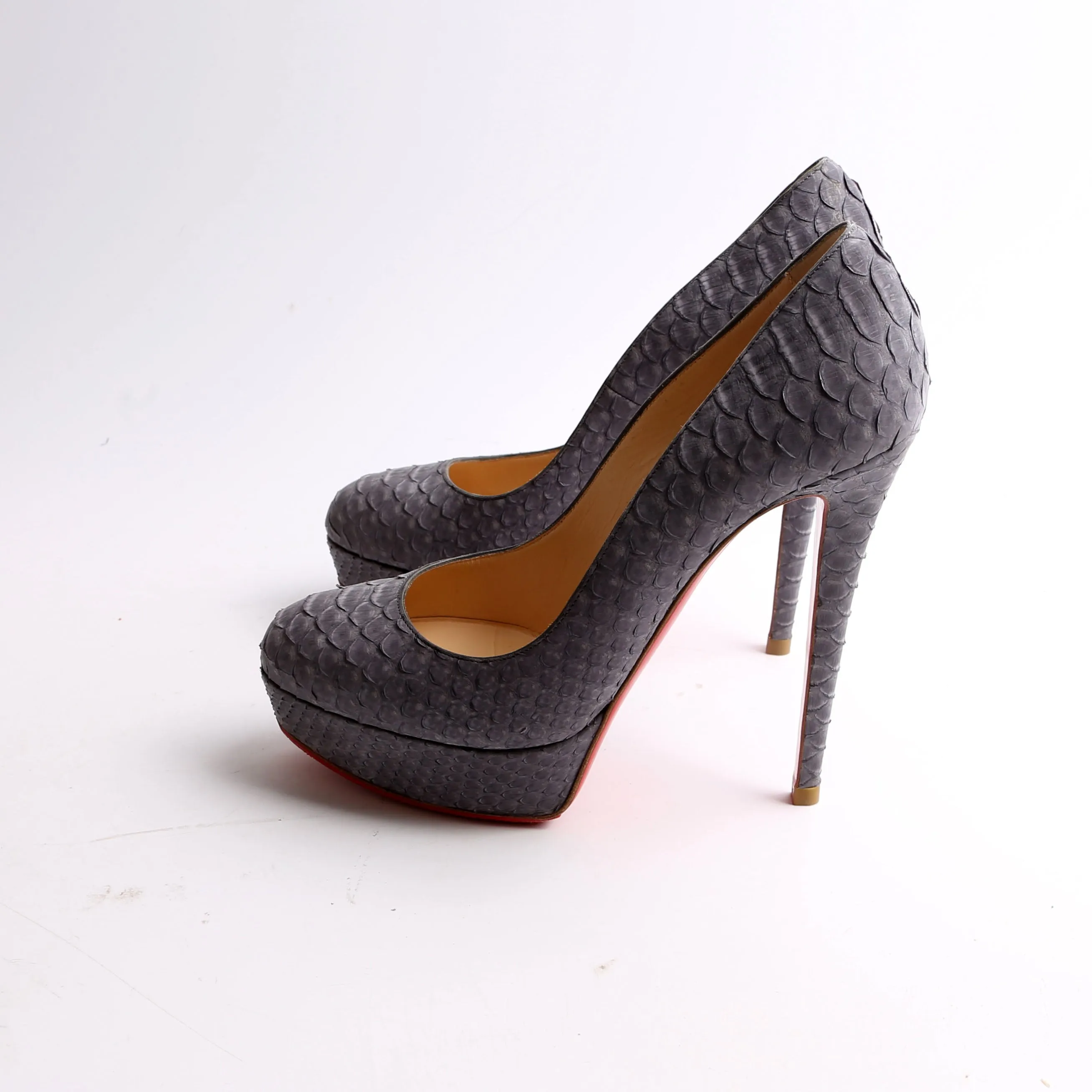 Bianca 1400MM Python Embossed Pumps Size 39.5