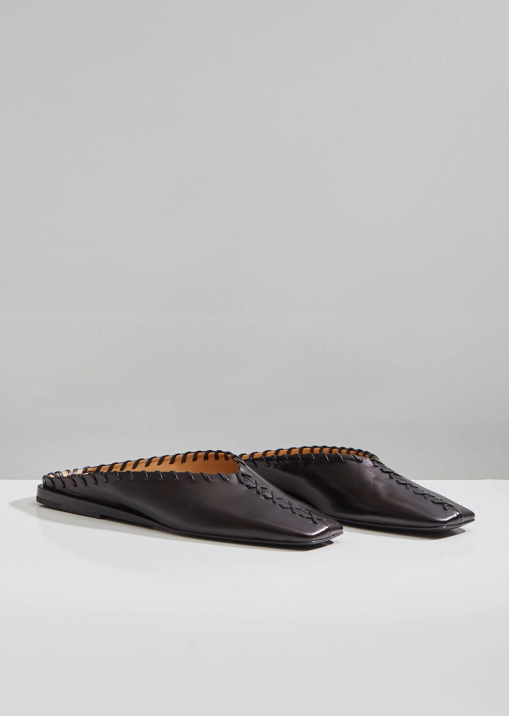 Braided Trim Mules