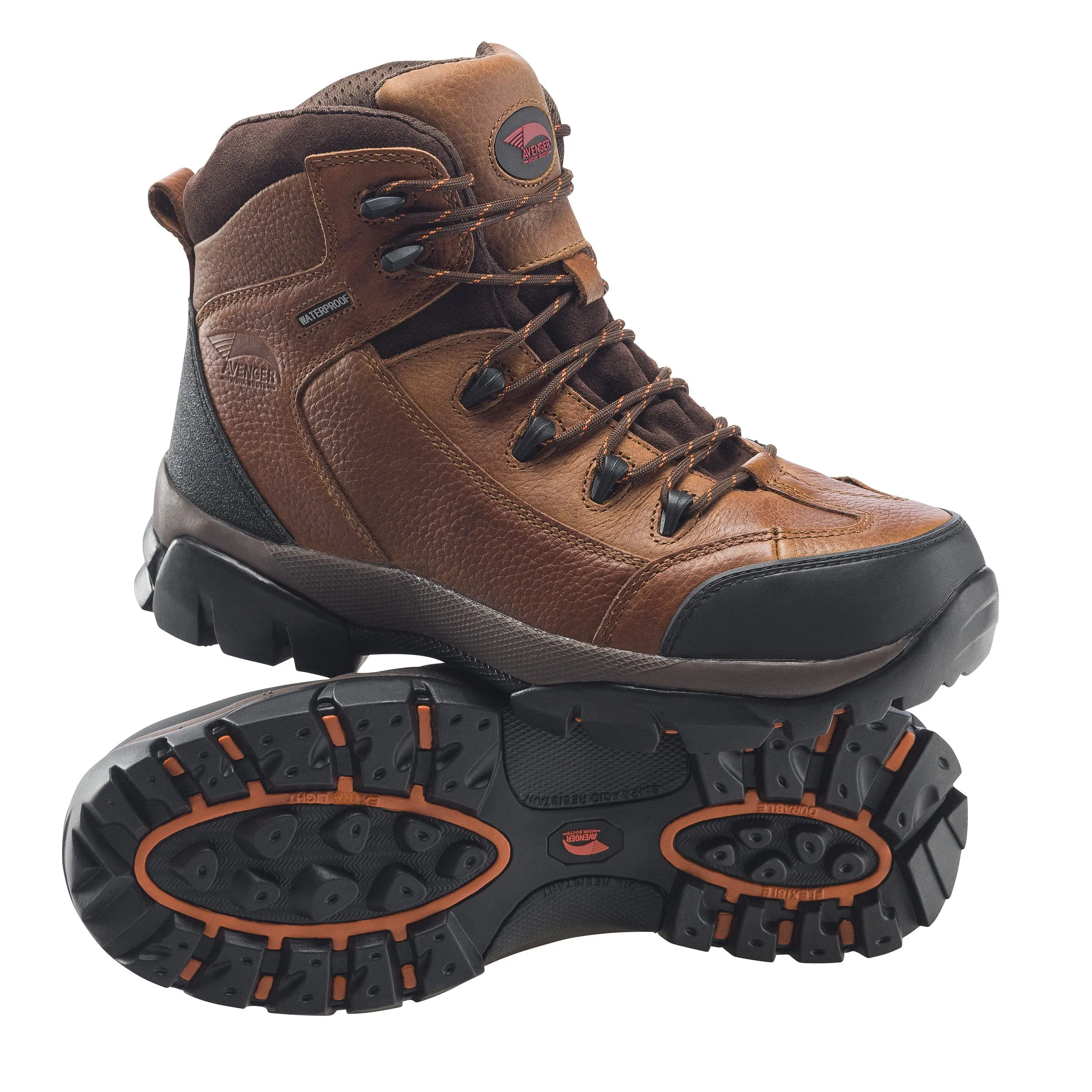 Brown Composite Toe EH WP 6" Work Boot