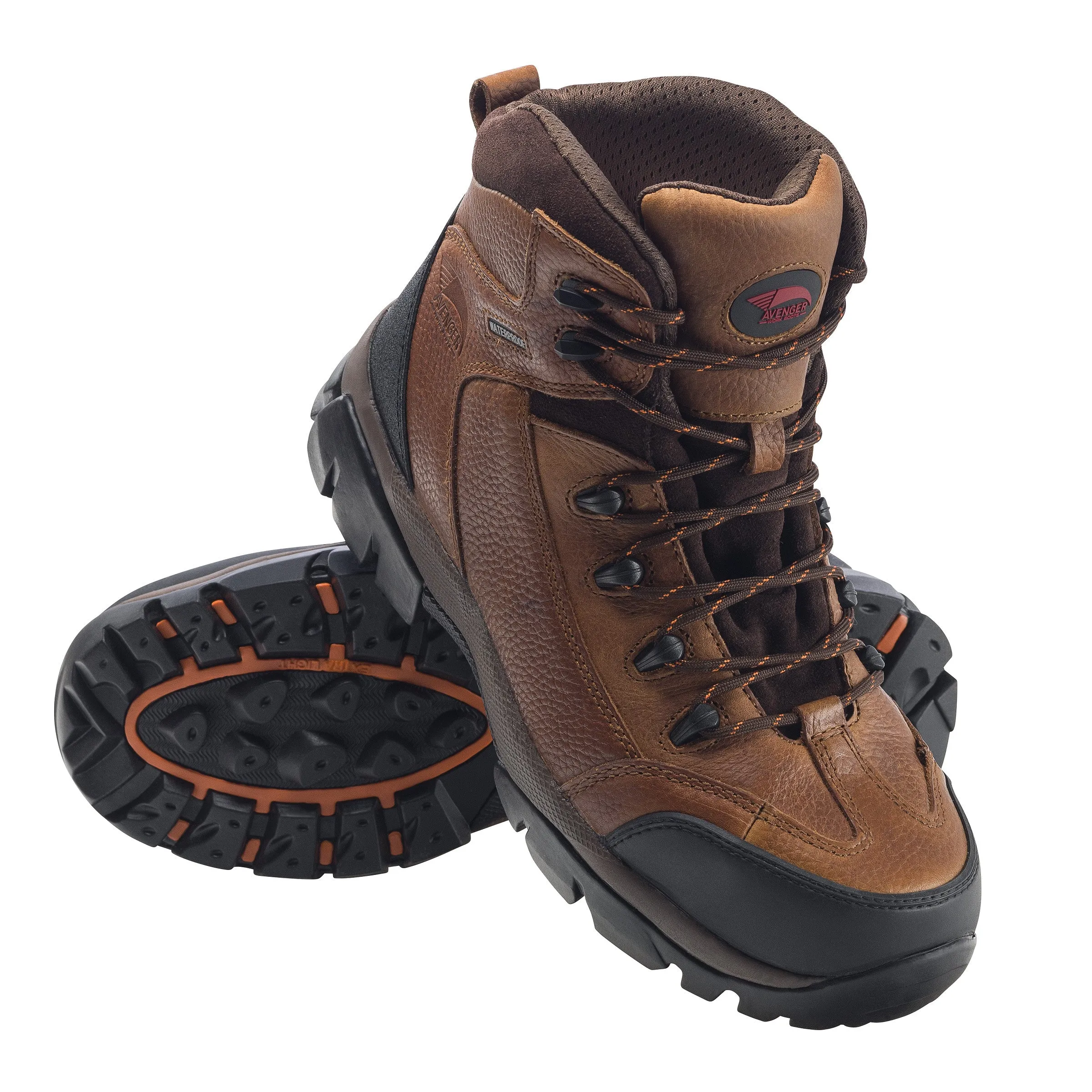 Brown Composite Toe EH WP 6" Work Boot