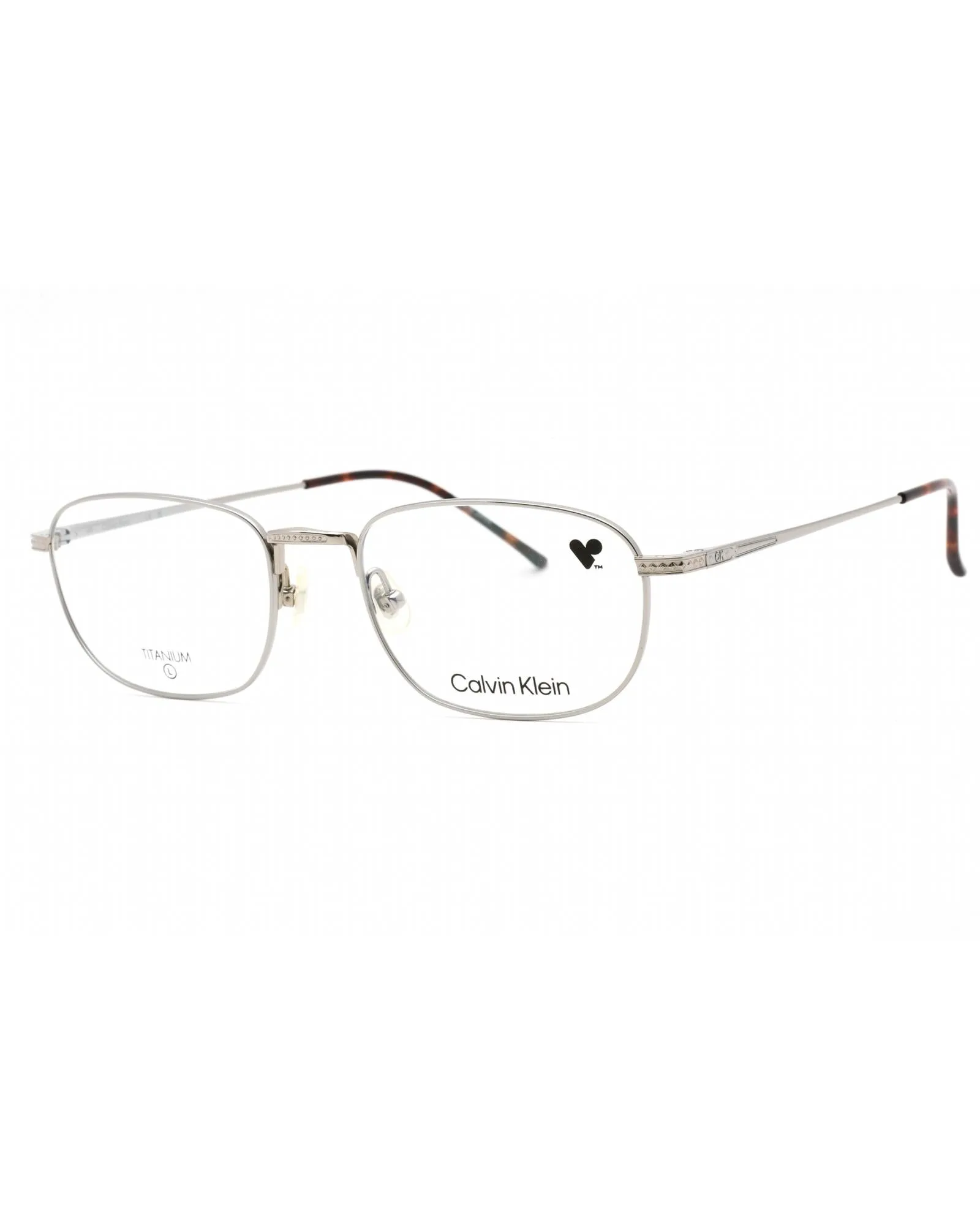 Calvin Klein  CK5895 Heart Silver Titanium Eyeglasses