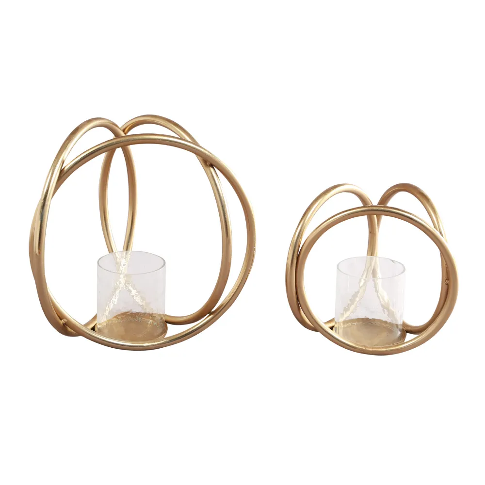 Candle Holder | Minimalist Sphere Design | Table Top Accent | Festive Decor