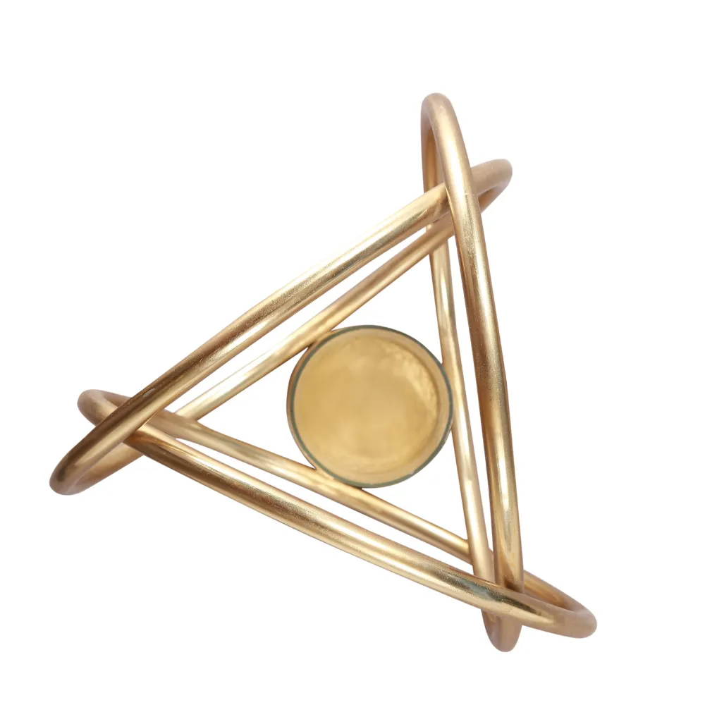 Candle Holder | Minimalist Sphere Design | Table Top Accent | Festive Decor