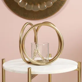 Candle Holder | Minimalist Sphere Design | Table Top Accent | Festive Decor